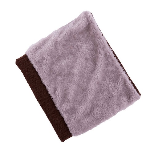 Sciarpa invernale in maglia peluche collo spesso donna uomo colletto anello caldo sciarpe pile ~ - Foto 16 di 36