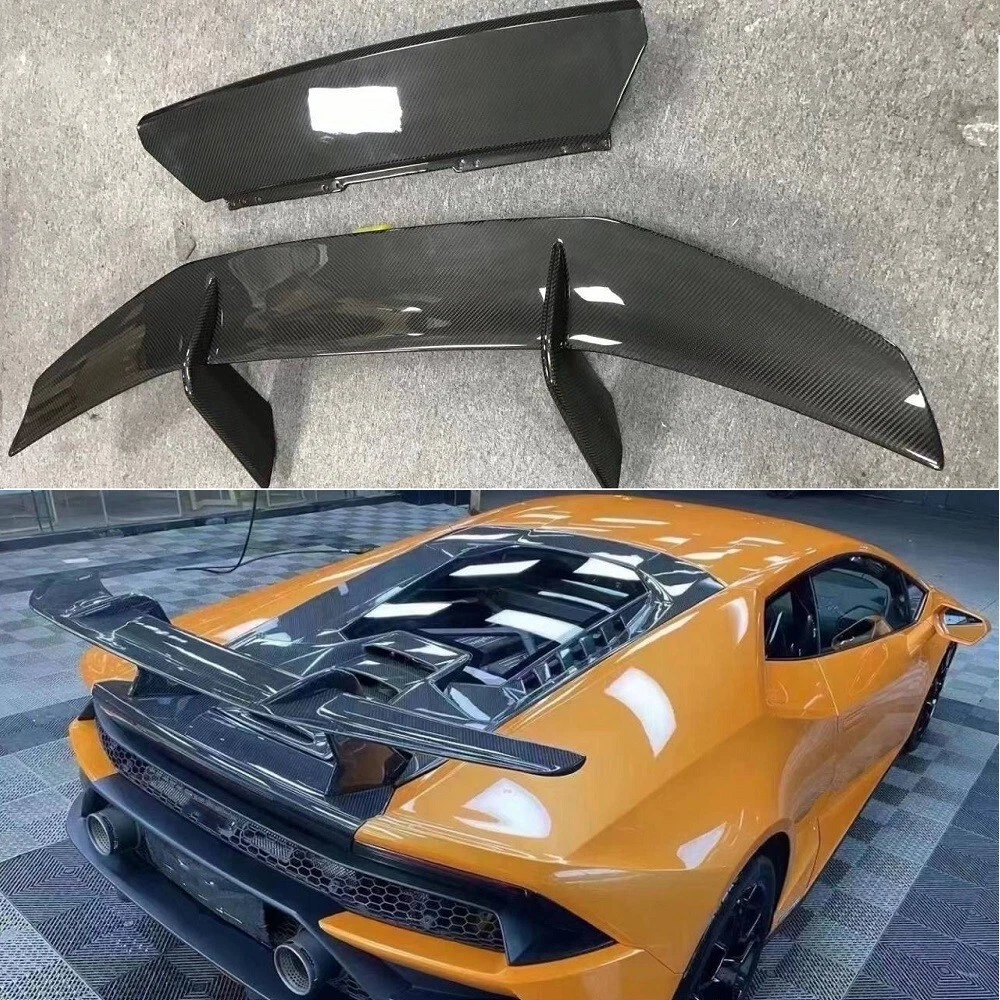 For Lamborghini Huracan LP610 LP580 Carbon Fiber Car Rear Spoiler