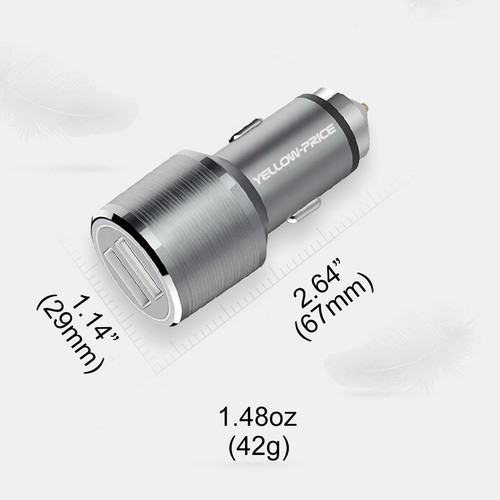 For iPhone Car Charger, 30W/5.4A Rapid Dual USB Car Charger + 8Pin Charging Cord - Picture 12 of 16