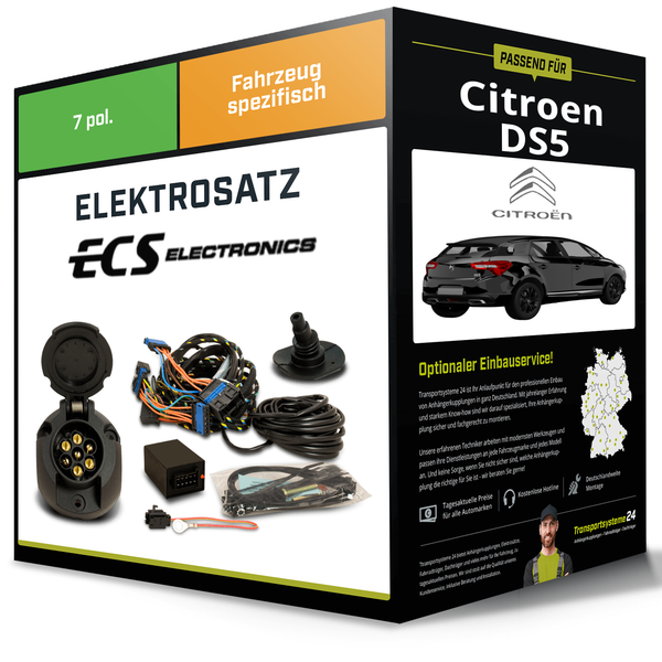 Elektrosatz 7-Pol Spezifisch für Citroen DS5 12.2011-Jetzt NEU-image