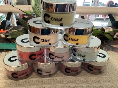 Lot of 10 Chisel Nail Art 2 in 1 Acrylic & Dipping Powder 2oz peofessional #6