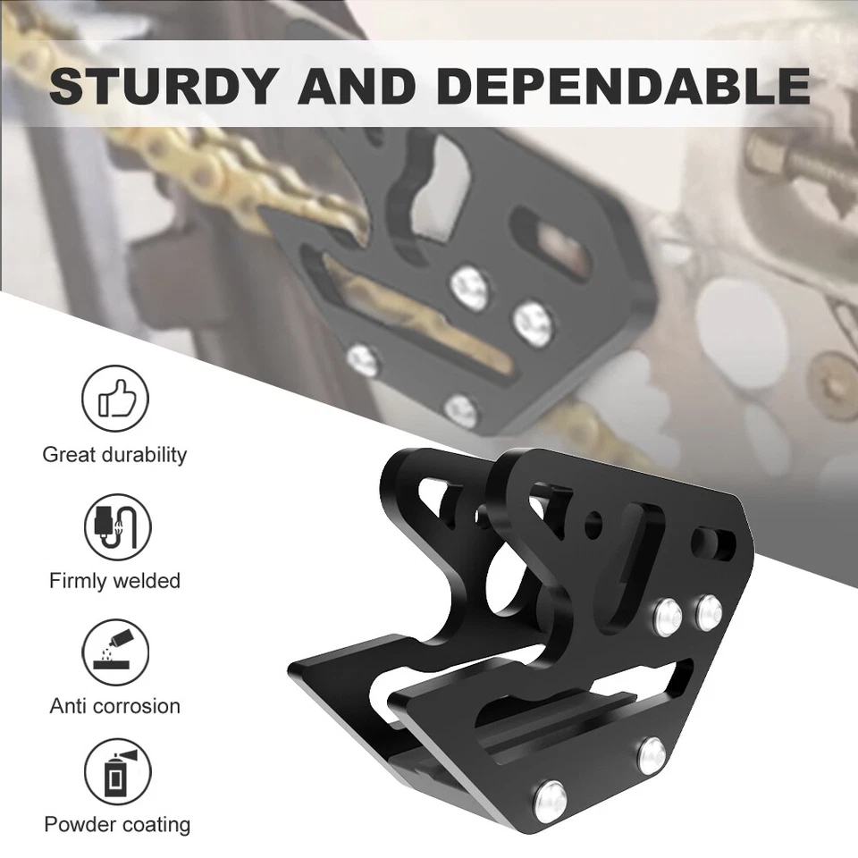 Protector guía de cadena de aluminio para motocicleta apto para Husqvarna CR150 2011 Foto 4 de 4