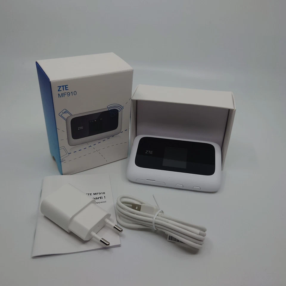 ZTE MF910 WiFi Weiß 3G 4G LTE Router SIM NEU OVP Sport Camping Handwerk