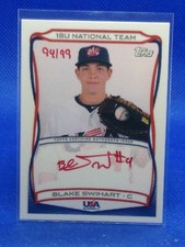 2010 Topps USA Baseball Team Auto Blake Swihart #A-3 Auto RED INK ***94/95***