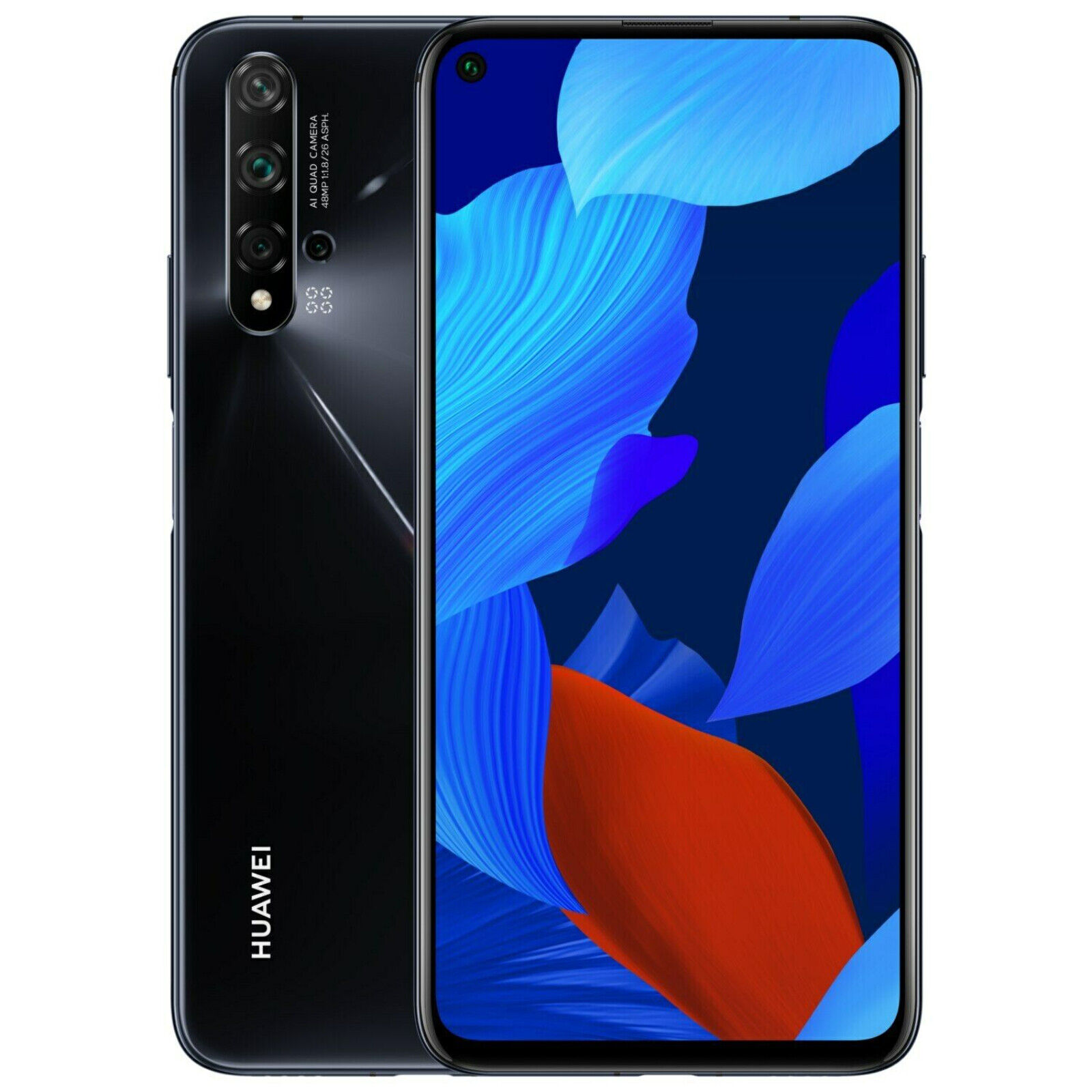 The Price Of Huawei nova 5T 128GB Black New Dual SIM 6,26 ” Smartphone Android Phone Boxed | Huawei Phone