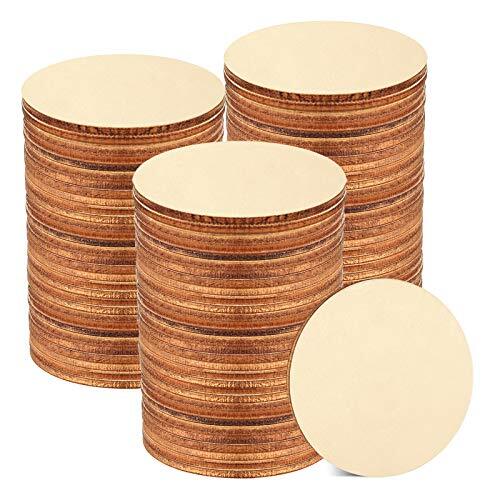 Maputune 8 Pcs 7 - 8 Inches Large Unfinished Wood Slices For