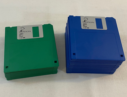 Lot 50 NEW + 60+ Used 3.5" Floppy Disks Imation, Maxell, KAO + Others - Picture 5 of 10