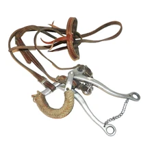 Vintage Leather Horse's Lead Bridle Tack?  Japan