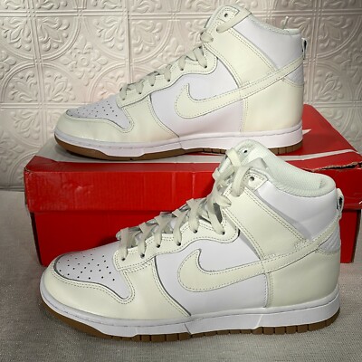 Nike Dunk High Sail Gum DD1869109 White Mid Top Shoes Size W 9 M