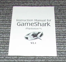 Sony Playstation 1 PS1 GameShark Instruction Manual V2.1 Authentic