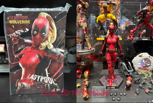 Figura de acción Hot Toys MMS747 1/6 Ladypool Deadpool y Wolverine en stock