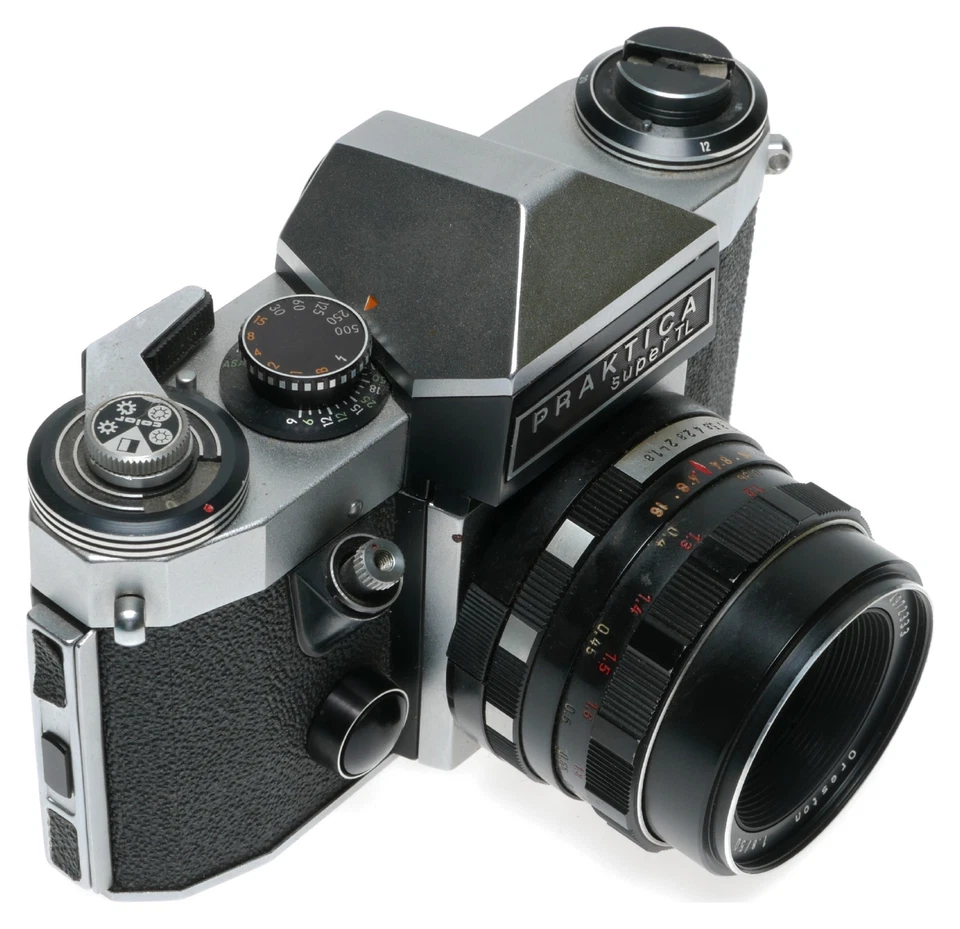 Cámara Pentacon Praxis Super TL FX Meyer Optik Oreston 1,8/50 Foto 4 de 4