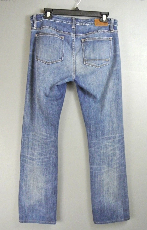 Pantalón vaquero Henry & Belle para mujer 30 lila recto albañil ligeramente desgastado *1024 Foto 3 de 3