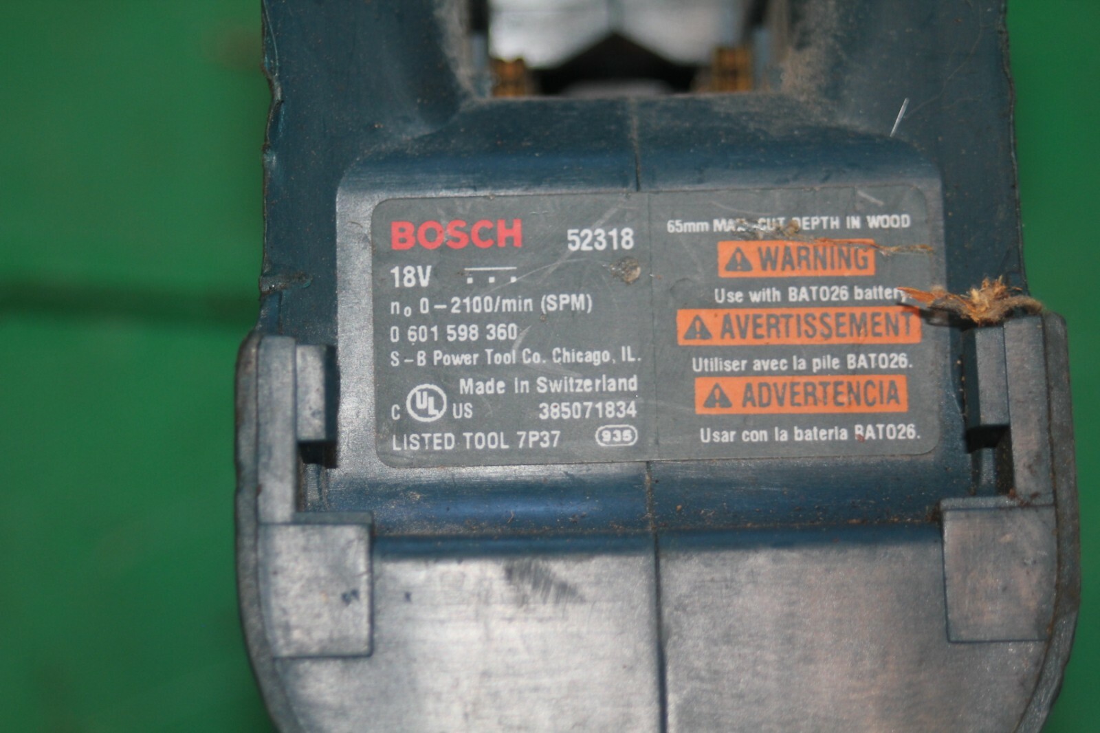 Bosch Jigsaw 18V Model 52318 eBay