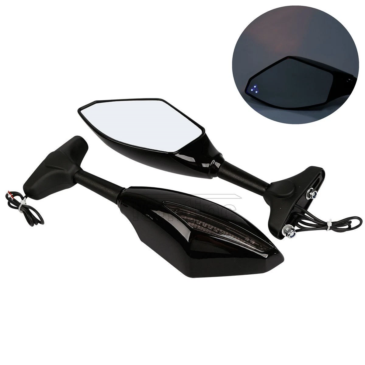 Motorfiets zijspiegel sportwagen achteruitkijkspiegel voor Yamaha YZF R1 1998-2001 R6 1999-2005 R6S 2006-2008