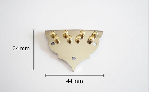 Tailpiece for mandolin with screws
