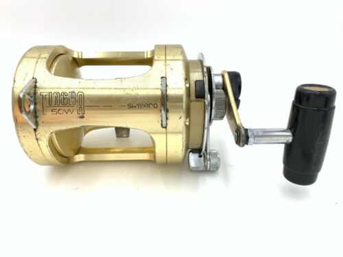 SHIMANO TIAGRA 50W  REEL BIG GAME Saltwater Fishing Trolling  Excellent 1461 - Picture 1 of 12