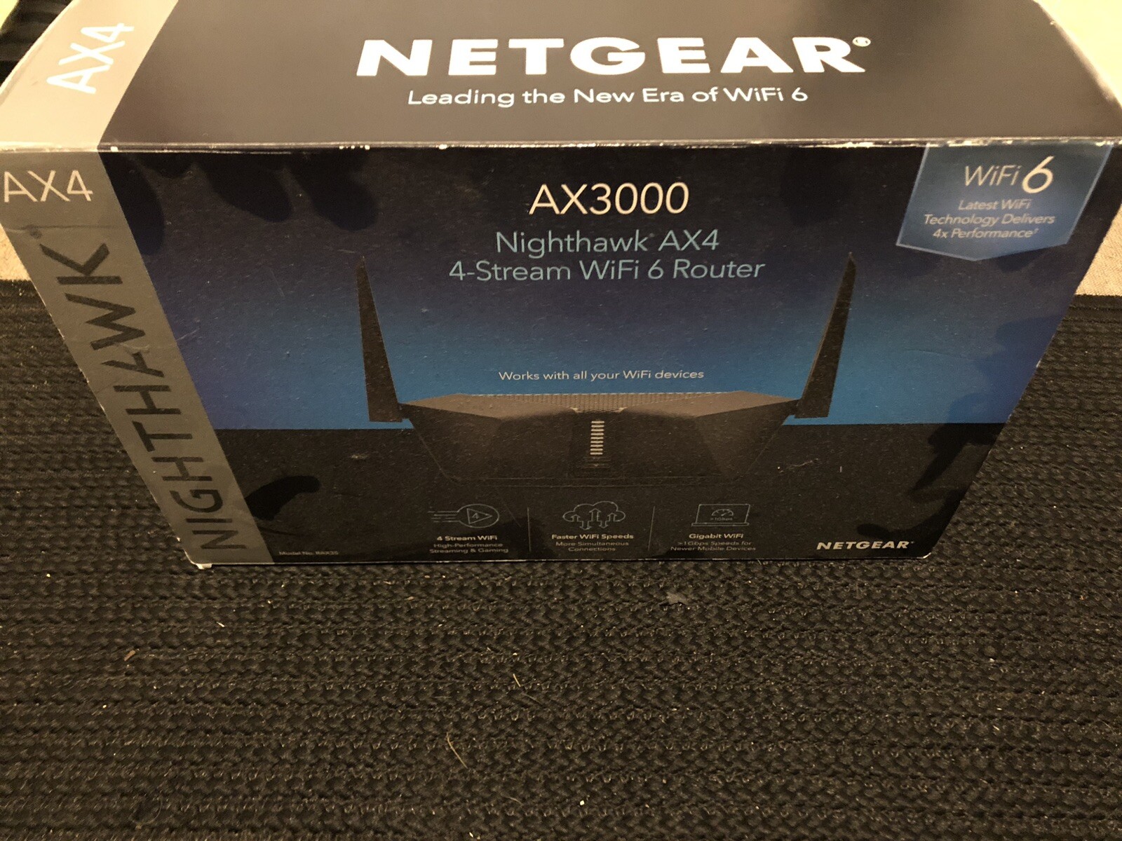 NETGEAR Nighthawk AX3000 4-Stream Dual-Band Wi-Fi 6 Router - RAX35 ...