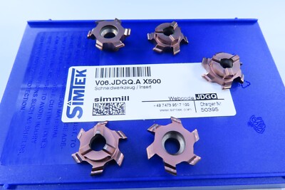 BOX ( 5 PCS ) SIMTEK SIMMILL V06.JDGQ.A SOLID CARBIDE MILLING PX/SX/UXVX SYSTEM