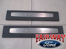 17 thru 22 Super Duty Illuminated PLATINUM Door Sill Plate Set CREW CAB ONLY