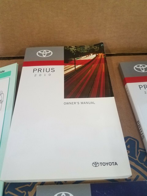 2010 Toyota Prius Owners Manual with warranty guides | eBay