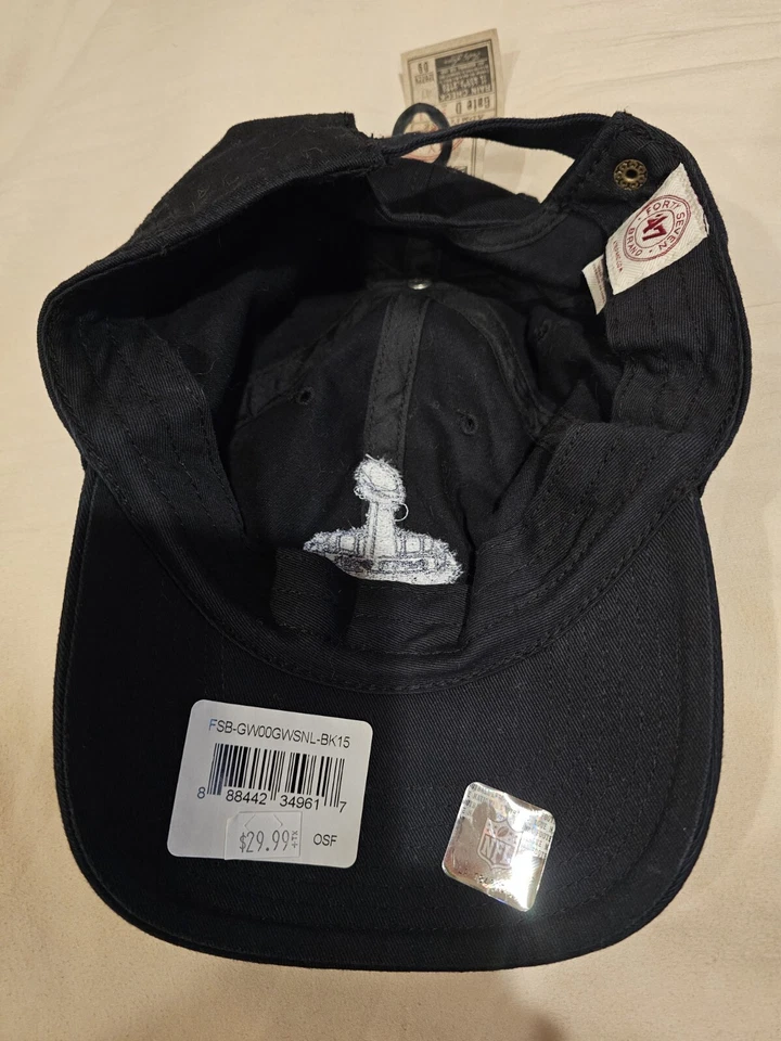 Gorra de pelota Forty Seven Brand Superbowl XLVIII Hat NY NJ 2/2/2014 Seahawks Broncos Foto 2 de 2