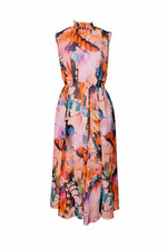 Torrid 1 Plus Midi Dress Mock Neck Sleeveless...