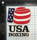 USA BOXING VINTAGE 3.25" LEAGUE LOGO PATCH OLYMPICS