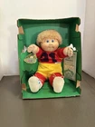 Vintage Cabbage Patch Kids Boy Doll Box Papers Fuzzy Hair HTF