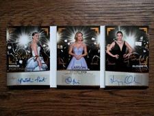 PORTMAN LARSON OLSEN 2024 Leaf Pop Century Book TRIPLE AUTO Autograph /10 Card