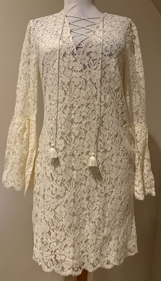 RACHEL ZOE Womens Lace Ecru Dress NWT $395 - Sz 6