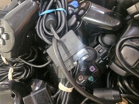 Sony PS2 BLACK Wired Controller OEM DualShock PlayStation 2 AUTHENTIC Read