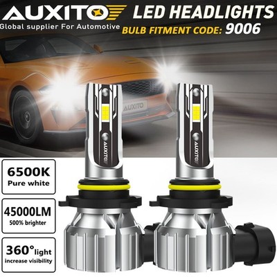 Car 9006 HB4 LED Headlight Bulbs Conversion Kit Low Beam 6500K Super White 1-6x
