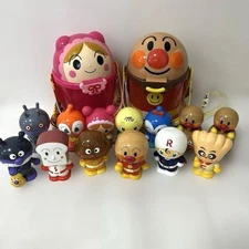 Anpanman Figure & Popcorn Bucket Set - 13 Figures Lot