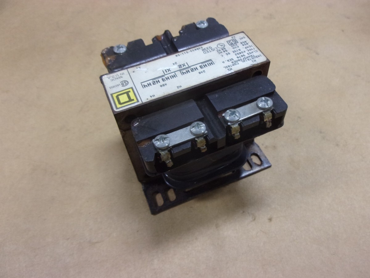 Square D K1500D12 Class 9070 Ser A 1.5kVA Transformer Pri 480V Sec 240