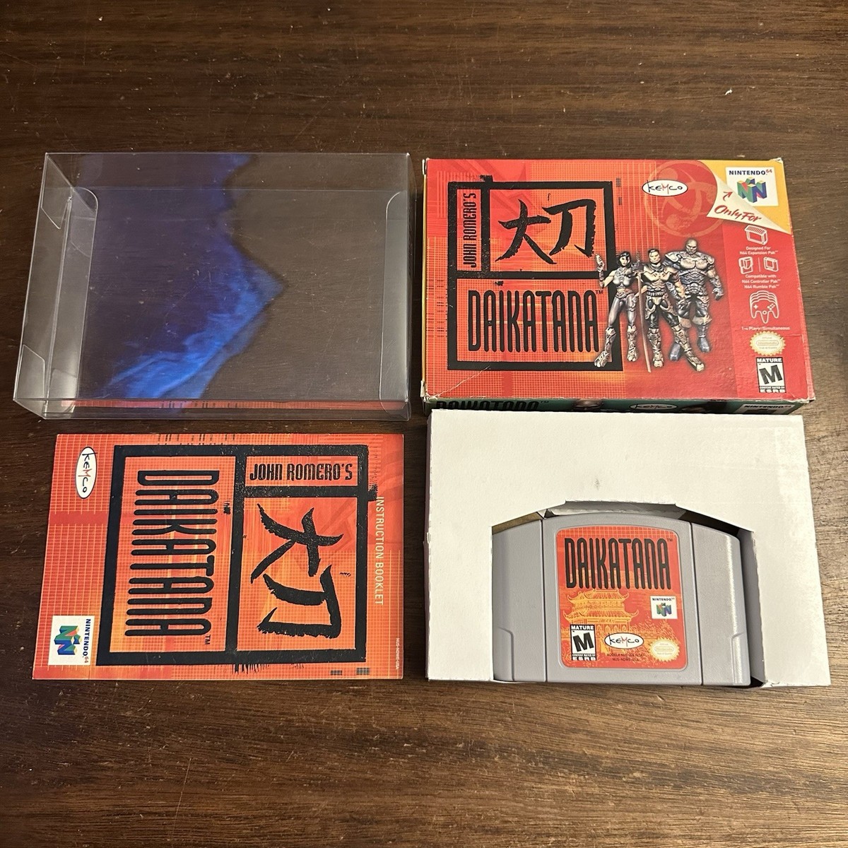 Daikatana (Nintendo 64 N64) Complete CIB Tested Authentic