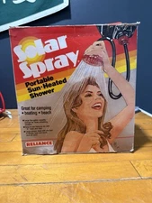 Vintage Reliance Solar Spray Camping Shower Display Box Bladder No Hose & Spout