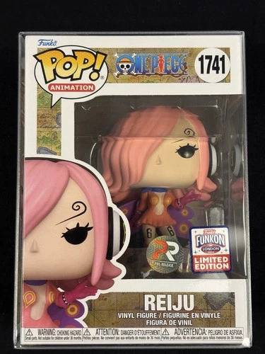 FUNKO POP ANIMATION 1774 REIJU ONE PIECE PRE RELEASE FUNKON LIM ED W/ PROTECTOR