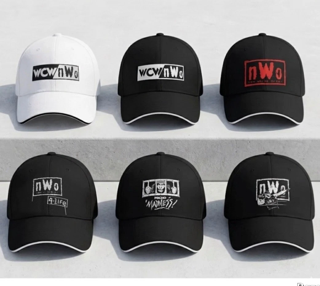 WCW NWO Wrestling Cap Hat Hogan Macho Man 4 Life Beanie ECW WWE WWF — 6 Designs
Opens in a new windo