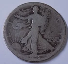 1916-S 50c Walking Liberty Half Dollar AG+ details