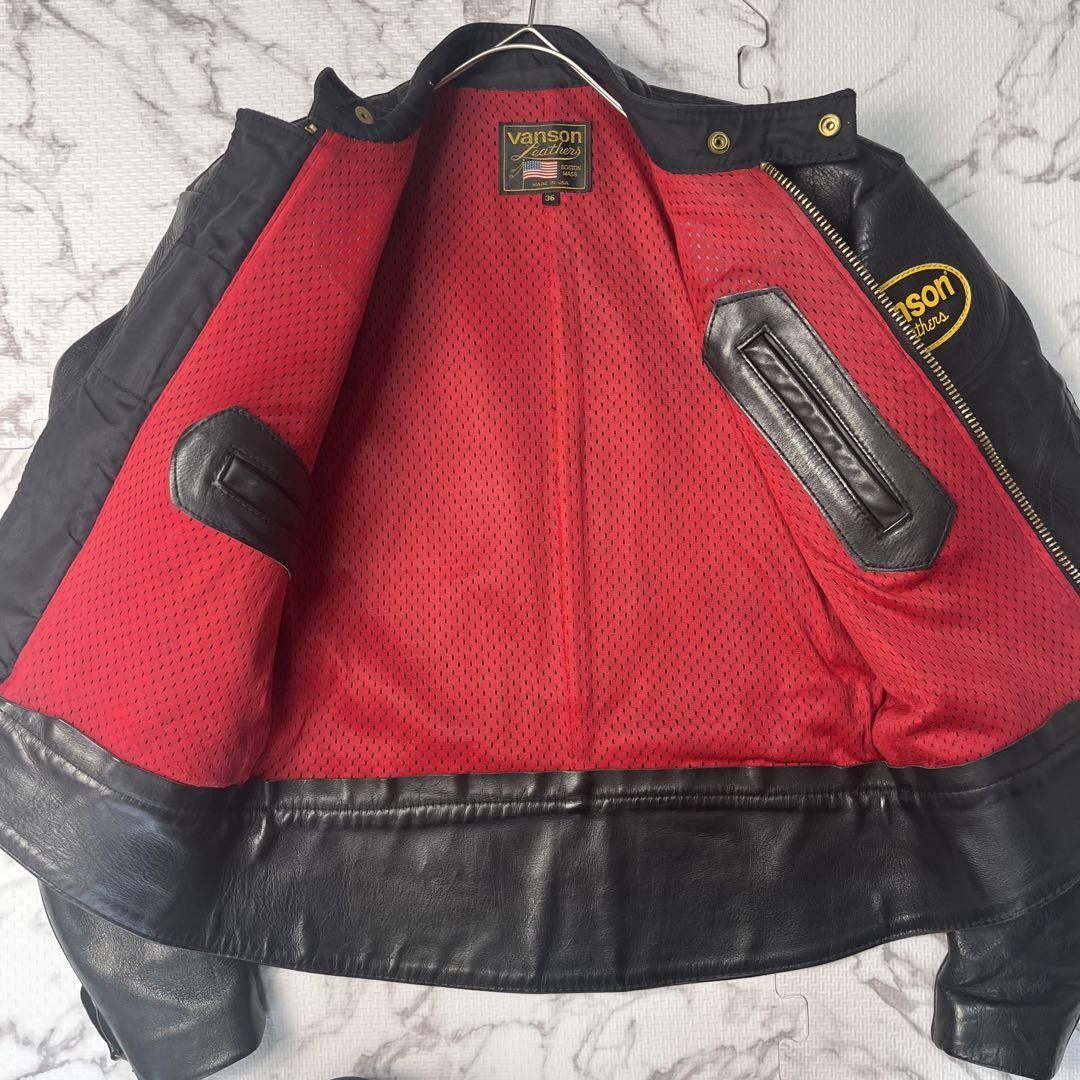 レア　極美品　VANSON×US　DAYTONA-B　RED　Size:36 Extreme VANSON×US DAYTONA-B RED Size:36 #QO6OEM | eBay