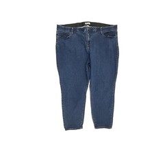 Ava  Viv Skinny Women's size 26W Dark Wash Blue Denim jeans