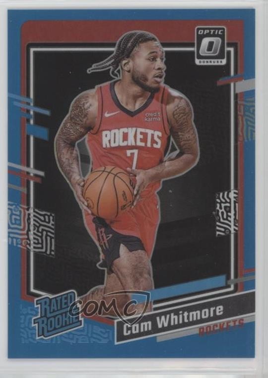 2023 Panini Donruss Optic Rated Aqua Prizm /249 Cam Whitmore #217 Rookie RC 14md