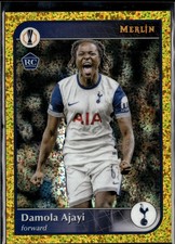 2025 Topps Merlin Chrome UEFA Club Competitions Damola Ajayi Gold Sparkle /50