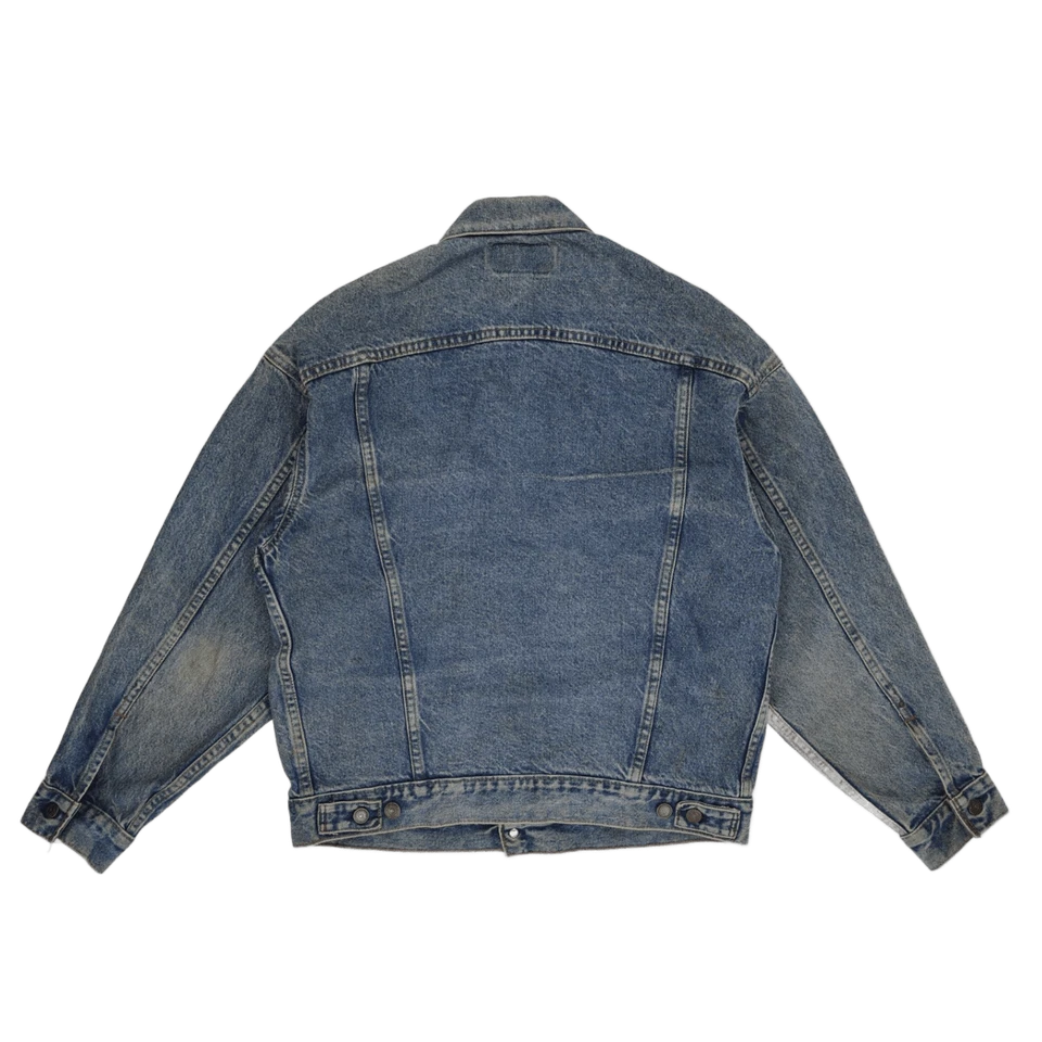 Vintage Levi's 70507 Denim Jacket Trucker M Regular Blue Button Made in USA, photo 2 of 5