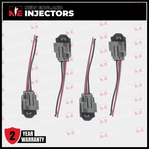 Set of 4 Suzuki Fuel Injector Connectors Fits 08–09 EAT263 Suzuki GSX-R600 - Picture 1 of 2