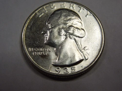 1935  25C  Washington Quarter Uncirculated