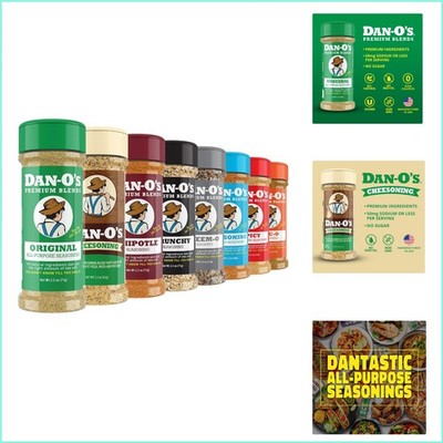 Elevate Your Cooking with Dan-O's 8-Flavor Seasoning Set - Perfect for Grilling