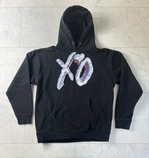 The Weeknd Black Pullover Hoodie DAWN FM Chrome XO Official merch Size Large