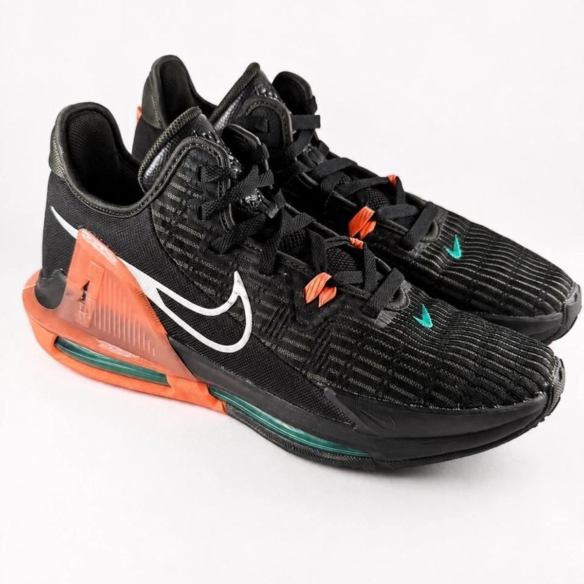 Nike LeBron Witness 6 Black Sequoia Crimson Pulse for Sale